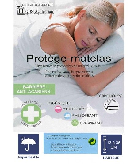 Matelas Provence Literie Matelas 160x200 x 20,5 cm ferme - déhoussable  housse lavable - 7 zones de confort - ame poli lattex 33 kg/m3 -  hypoallergénique